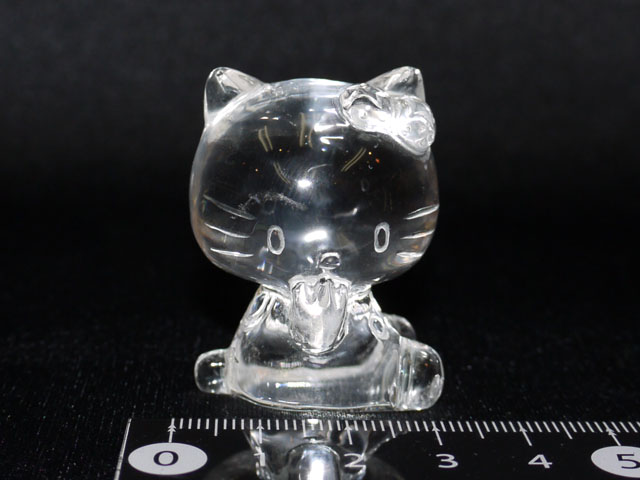 水晶猫彫刻(小）　約43グラム