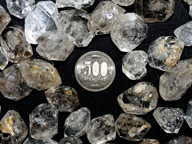 ハーキマーダイヤモンド原石（大）　約5～10グラム