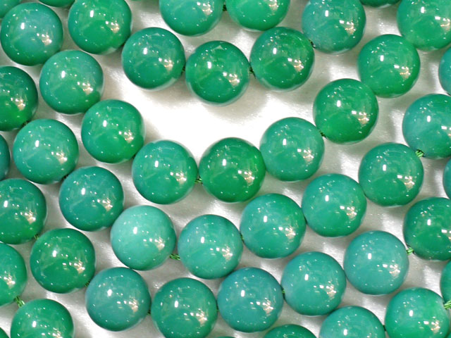 グリーンアゲート　12ミリ　【bz-greenagate-12】【定型外可】