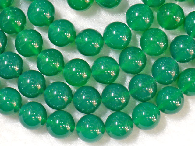 グリーンアゲート　10ミリ　【bz-greenagate-10】【定型外可】