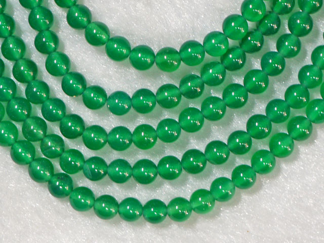 グリーンアゲート　4ミリ　【bz-greenagate-4】【定型外可】