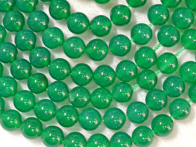 グリーンアゲート　8ミリ　【bz-greenagate-8】【定型外可】