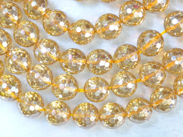 ゴールデンオーラ　ミラーカット　10ミリ　【bz-goldenaura-mirror10】【定型外可】