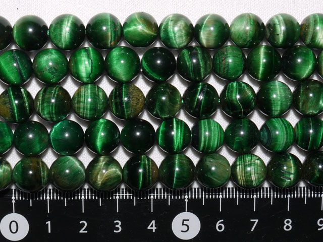 グリーンタイガーアイ　10ミリ
