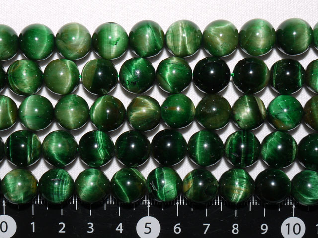 グリーンタイガーアイ　12ミリ