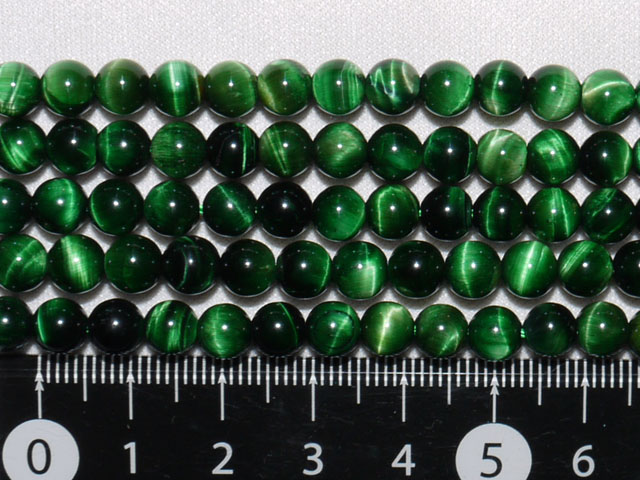 グリーンタイガーアイ　6ミリ