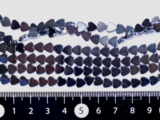 ヘマタイト　ハート型　6ミリ×2ミリ