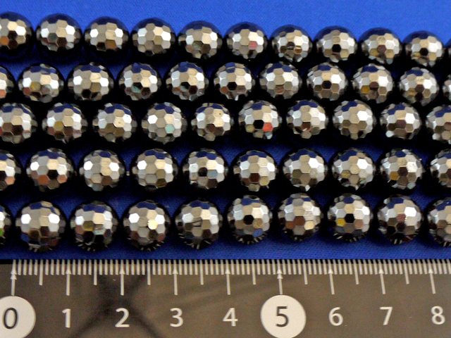 ヘマタイト　108面カット　10ミリ