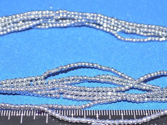 ヘマタイトカット磁気入りWGメッキ　2ミリ