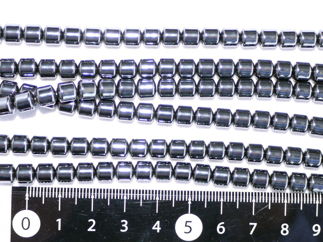 ヘマタイト　円柱型　6ミリ×6ミリ