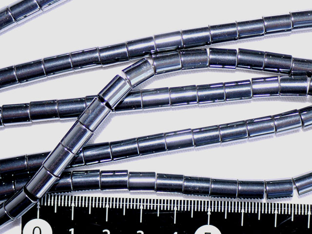 ヘマタイト　円柱型　8ミリ×6ミリ