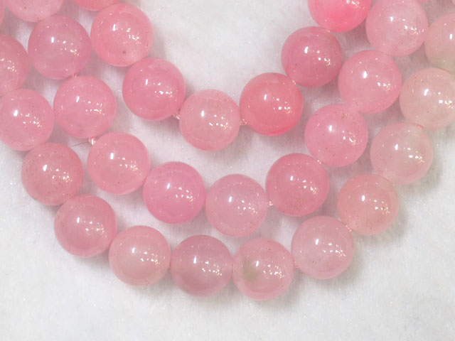 翡翠（ピンク染め） 10ミリ 【bz-jade-dyed-pink10】【定型外可 