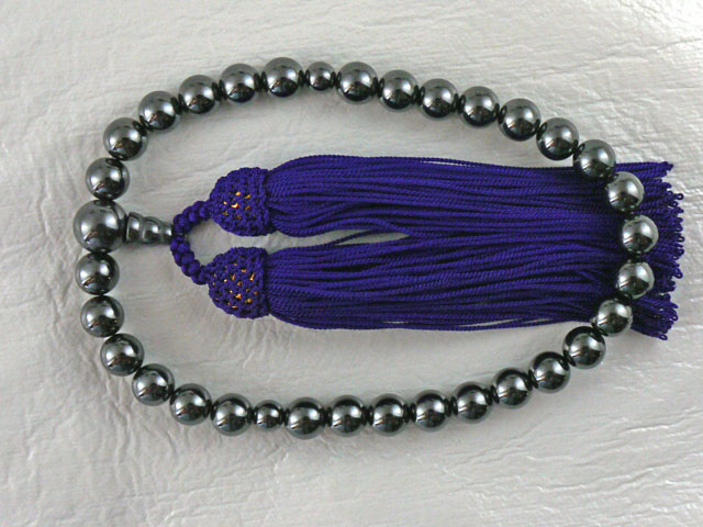 片手念珠 ヘマタイト 8ミリ玉