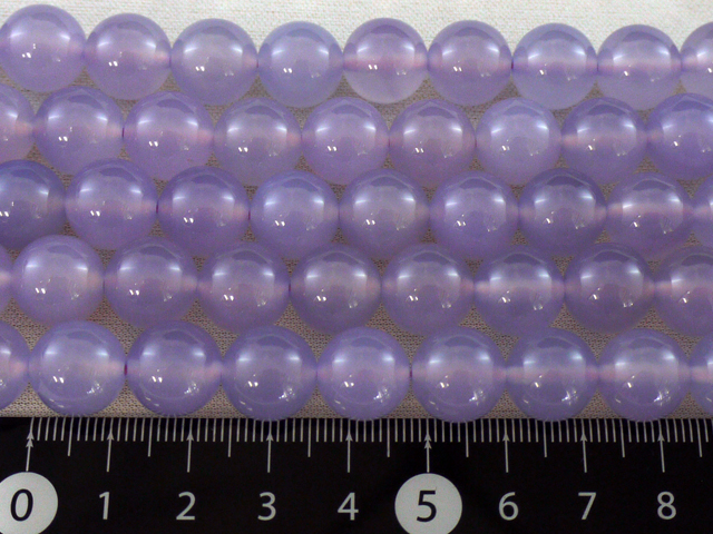 ラベンダーピンクカルセドニー　12ミリ