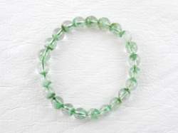 グリーンファントムクオーツ　ブレスレット　8ミリ