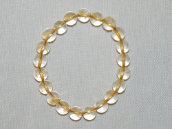 イエローファントムクオーツ　ブレスレット　9ミリ