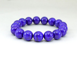 ラピスラズリ ブレスレット 12ミリ　【br-0223-lapis12mm】