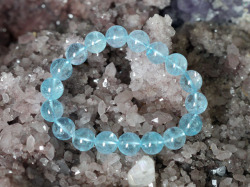 ブルートパーズ ブレスレット 11ミリ　【br-0268-bluetopaz11mm】
