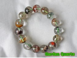ガーデンクオーツ ブレスレット 15ミリ　【br-0276-garden15mm】