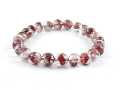 レッドファントムクオーツ　ブレスレット　8ミリ