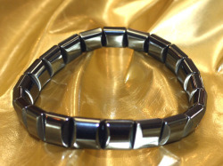 ヘマタイト２連ブレス　約21センチ