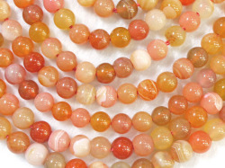 カーネリアン マルチカラー　8ミリ　【bz-carnelmulti-8】【定型外可】
