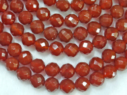 カーネリアン　48面カット　10ミリ　【bz-carnel48-10】【定型外可】