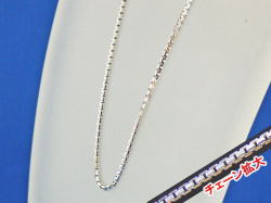 ＳＶ ボックスチェーン　1.8mm×40cm　【メール便可】