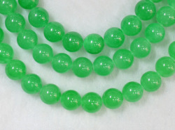 翡翠（グリーン染め）　8ミリ　【bz-jade-dyed-green8】【定型外可】