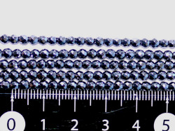 ヘマタイト　32面カット　3ミリ