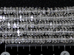 水晶 平カット　約6ミリ×2.5ミリ