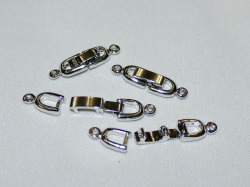 中折れ金具　シルバー 5個セット