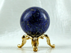 ラピスラズリ丸玉（台付）　29ミリ