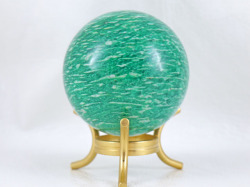 アマゾナイト 丸玉 （台付）　61ミリ