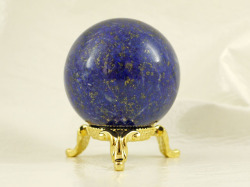 ラピスラズリ丸玉（台付）　50ミリ