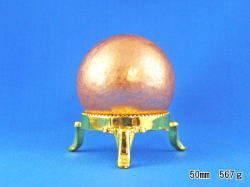 コッパー（銅）の丸玉　50ミリ　【md-073-copper】