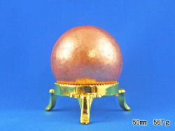 コッパー（銅）の丸玉　50ミリ　【md-074-copper】