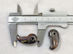 アイアンタイガー勾玉　35ミリ 【mt0047】【定型外可】