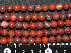 レッドジャスパー（低グレード）　8ミリ