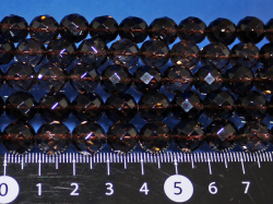 スモーキークオーツ（茶水晶）42面カット　10ミリ