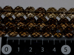 スモーキークオーツ（茶水晶）48面カット　10ミリ