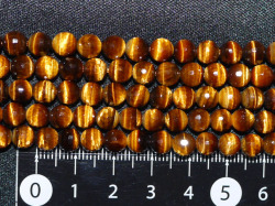 タイガーアイ　128面カット　6ミリ　