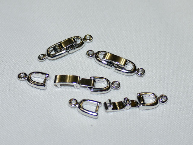中折れ金具　シルバー 5個セット