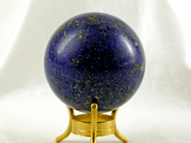 ラピスラズリ丸玉（台付）　44ミリ