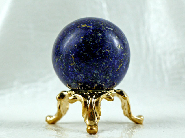ラピスラズリ丸玉（台付）　29ミリ