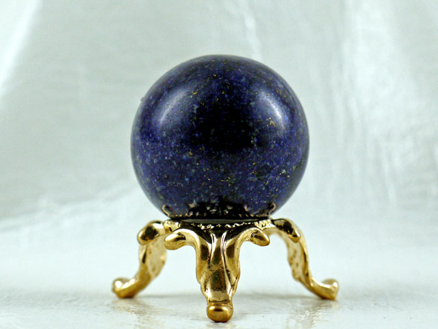 ラピスラズリ丸玉（台付）　28ミリ