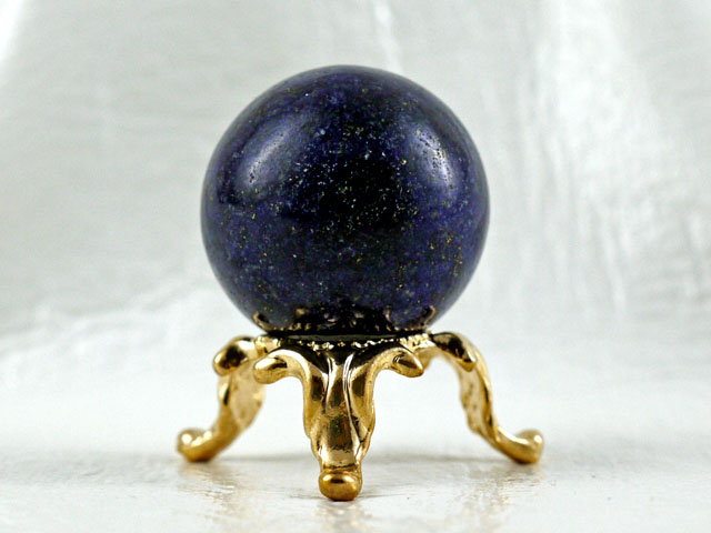 ラピスラズリ丸玉（台付）　28ミリ