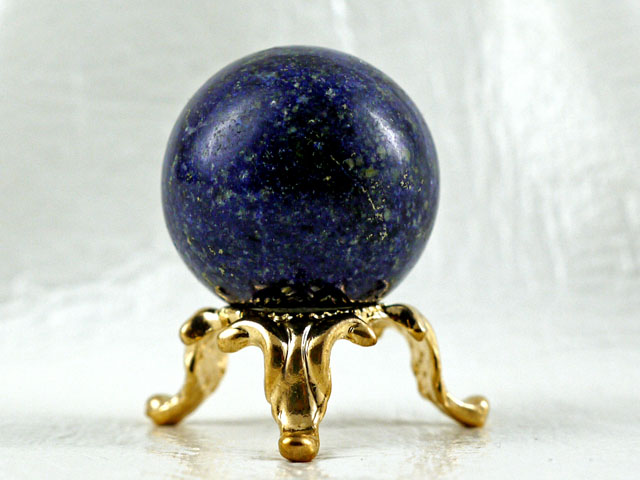 ラピスラズリ丸玉（台付）　29ミリ