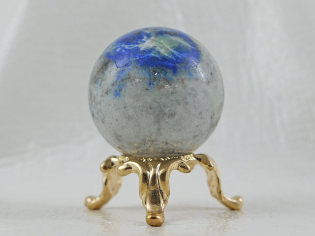 ラピスラズリ丸玉（台付）　31ミリ