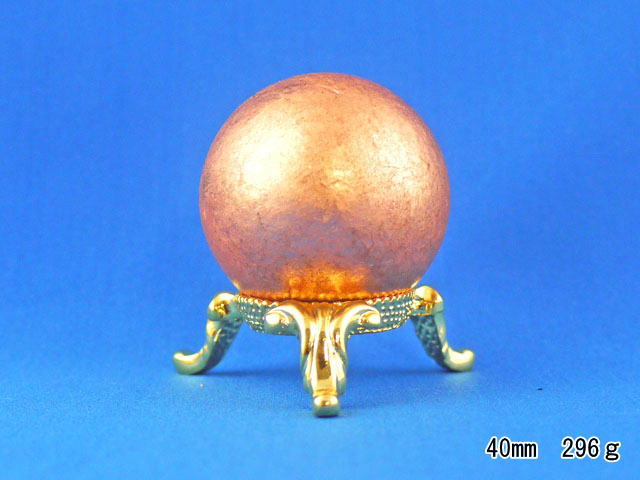 コッパー（銅）の丸玉　40ミリ　【md-075-copper】